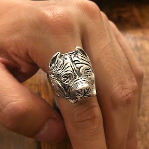Pitbull Ring, Perfect for Dog Lovers! Size 10, Comes with Giftable Jewelry Box