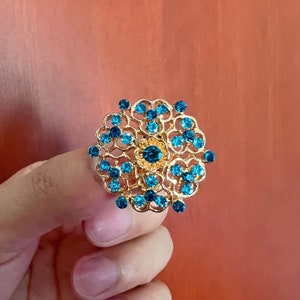 Beautiful Pin, Brooch, Great for Gift, 1.25*1.25”,  with Velvet Pocket