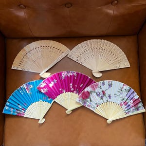 Sandalwood Fan (10inches), Party Fan, Wedding Fan, Bridal Shower Fan, Fodable Fan, Hand Fan, EDM Fan, Bride, Bachelorette Fan