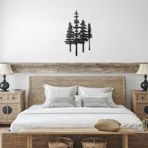 Pine Tree Wall Art, Metal Pine Tree Wall Decor, Metal Tree Wall Art, Pine Tree Metal Wall Art, Pine Tree Art, Forest Wall Art, Metal Trees