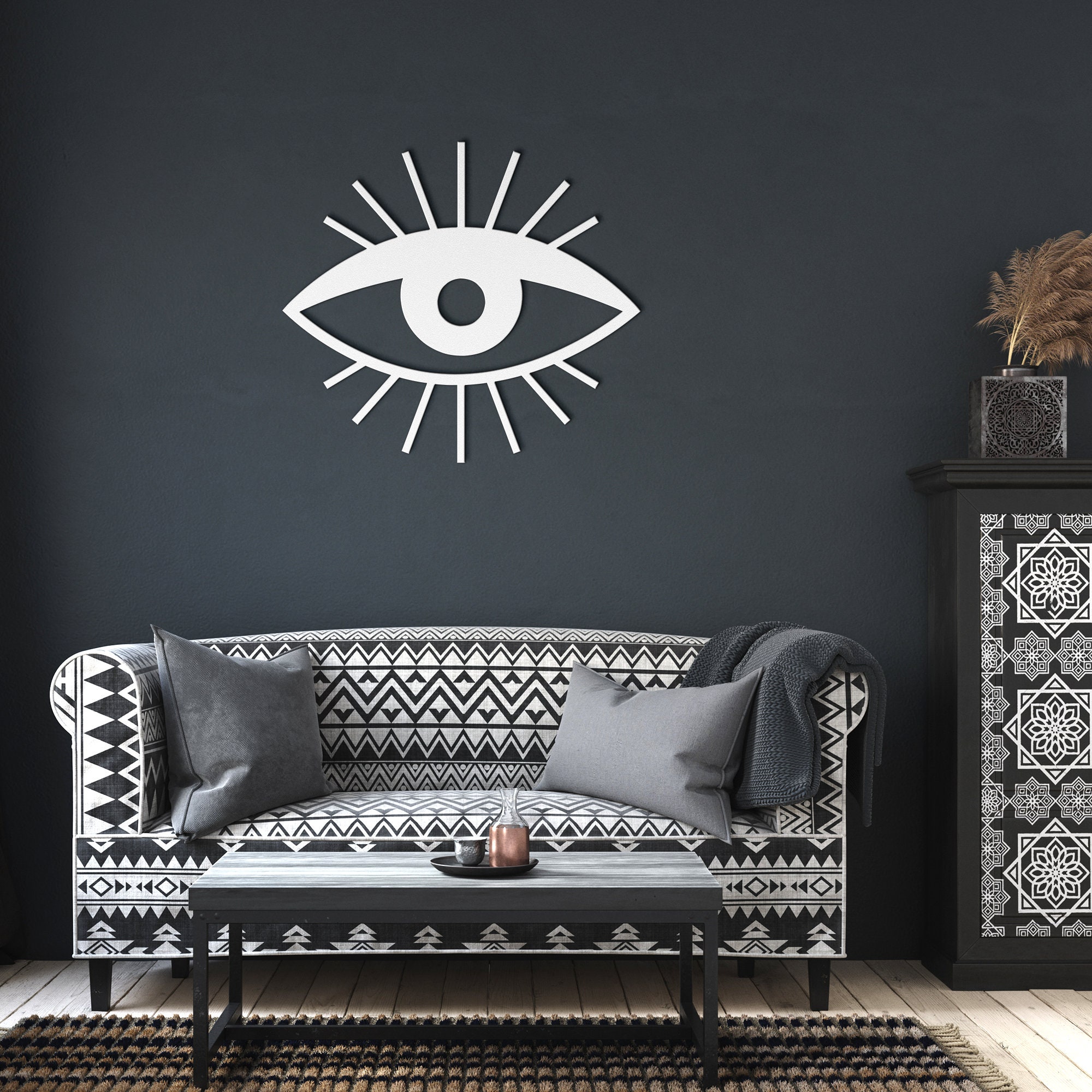 Evil Eye Metal Wall Art, Evil Eye Wal...