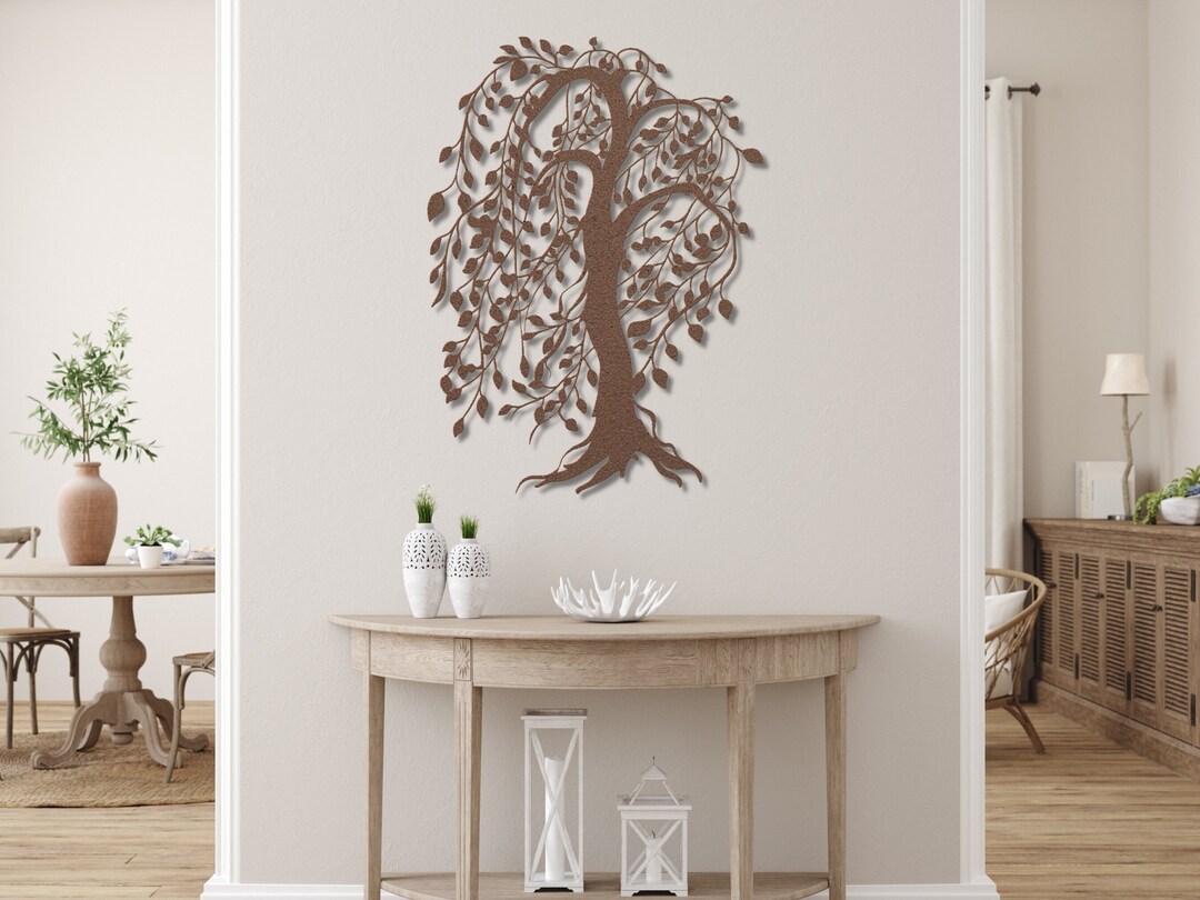 Weeping Willow Tree, Willow Tree Metal Wall Art, Willow Tree Art