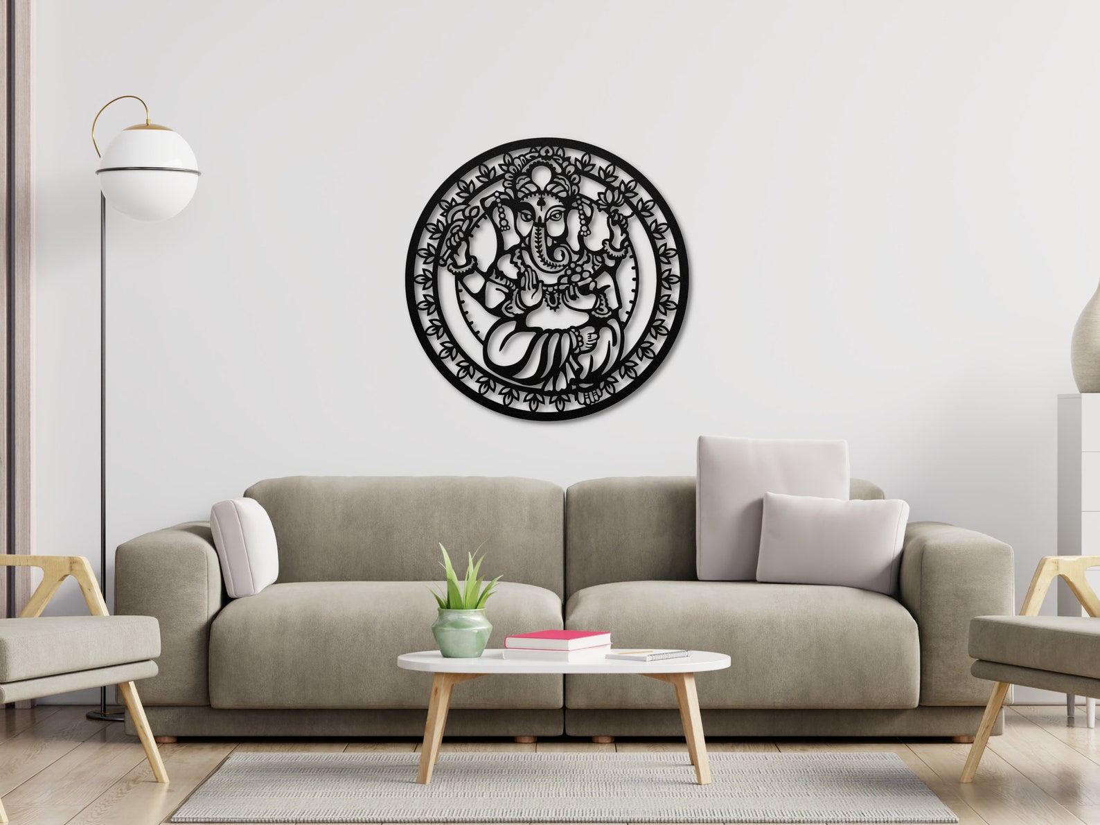 Ganesha Metal Wall Art, Ganesha Wall Decor, Hindu Wall Art, Ganapati