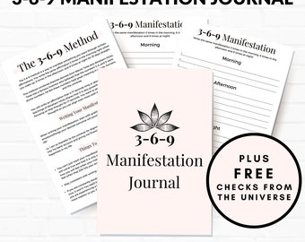 369 Manifestation Journal Printable, 369 Manifest Journal, 369 Method, 369 Manifestation Method, 369 Journal Digital, 369 Manifestation