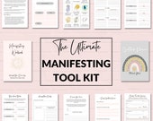 Manifestation Journal Bundle, Manifestation Kit, Manifestation Journal Printable, Manifestation Workbook, Manifestation Affirmation Cards
