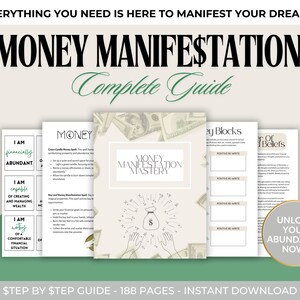 Money Manifestation Guide, Manifesting Digital Download, Money Spells, Law Of Attraction For Abundance Guide, Manifest Money Now PDF