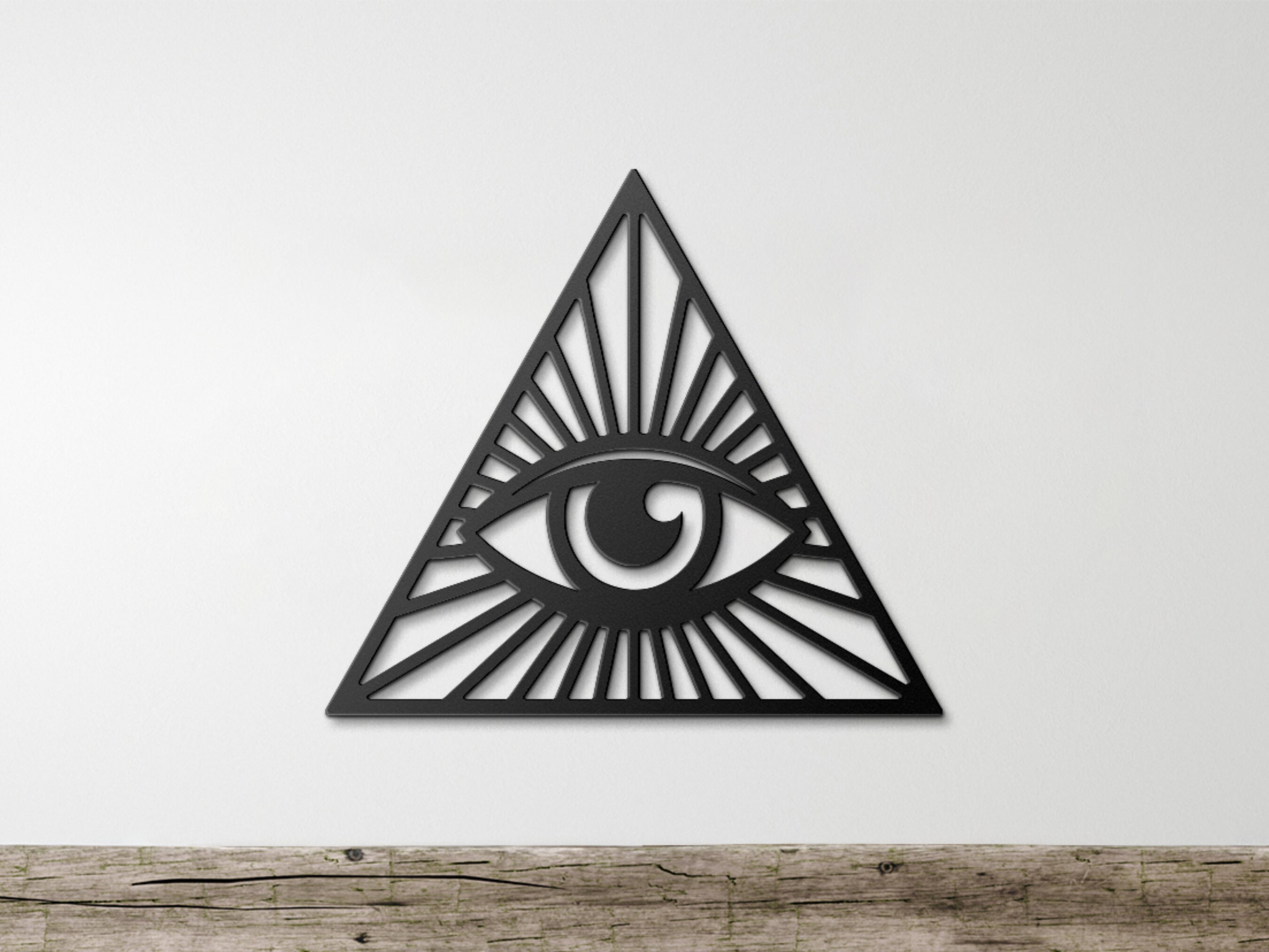 Metal All Seeing Eye Wall Art, Evil Eye Wall Decor, Eye of Providence