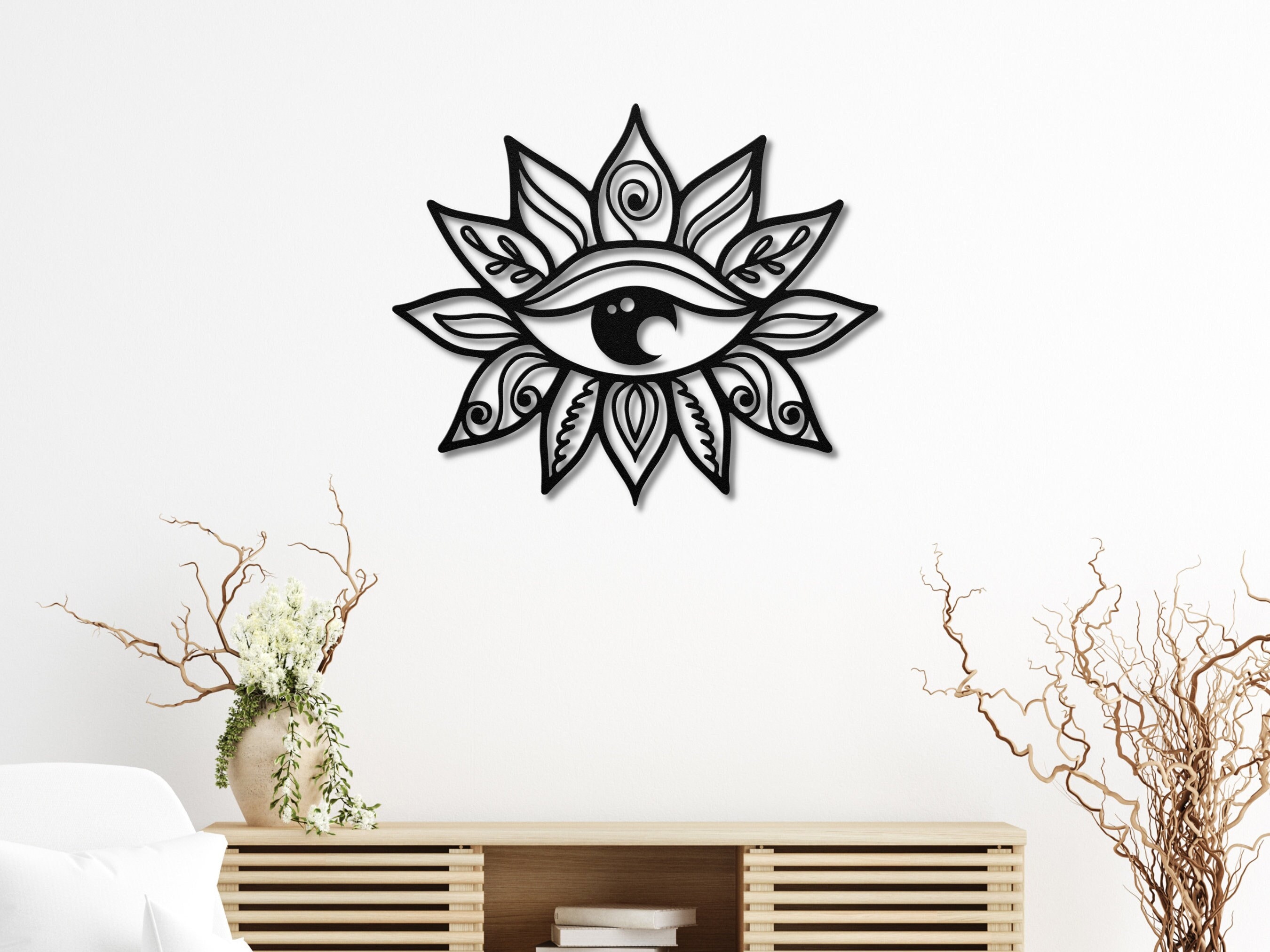 Evil Eye Metal Wall Art Evil Eye Wall Decor Evil Eye Decor Etsy