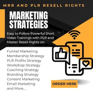 Marketing Strategies Training Videos with MRR and PLR Rights