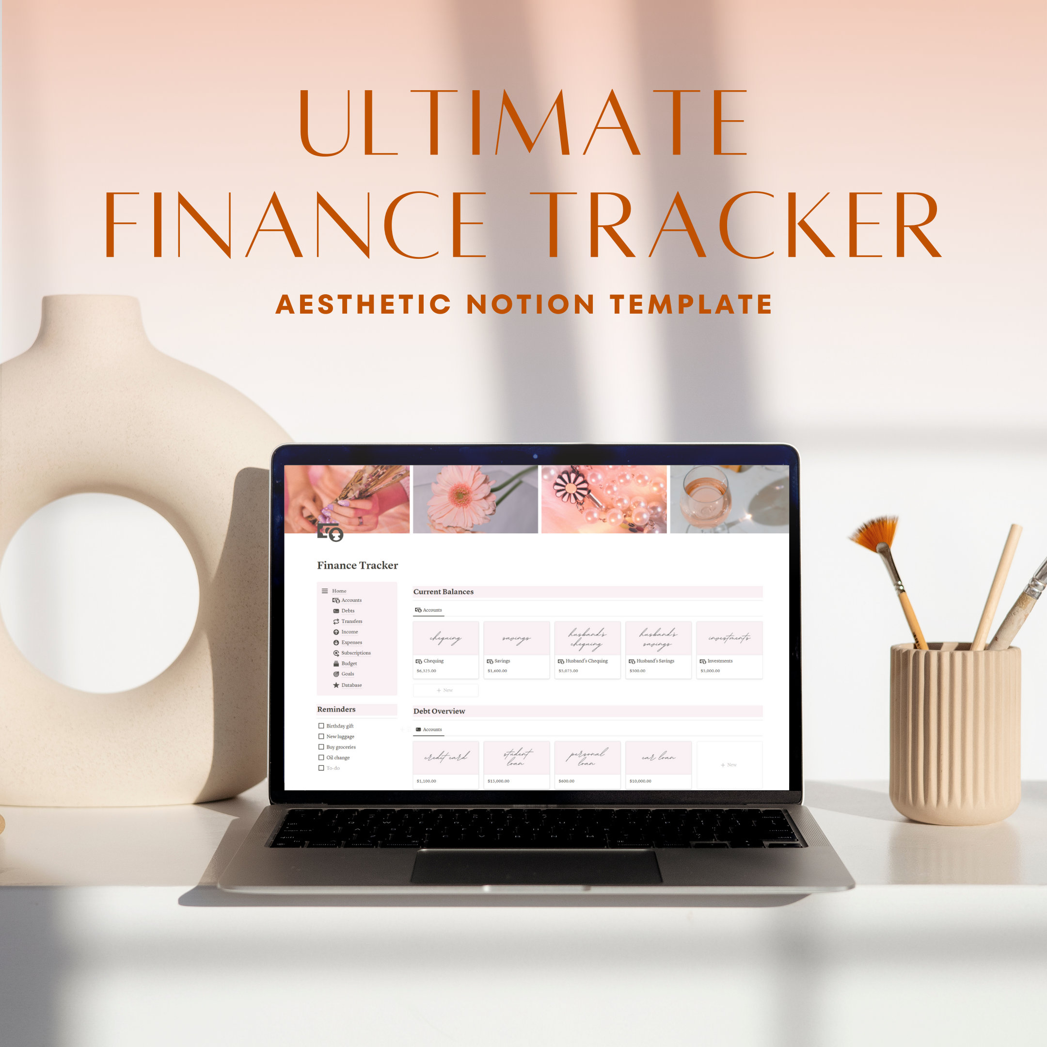 Notion Template Budget Tracker Comprehensive Digital Personal Finance ...