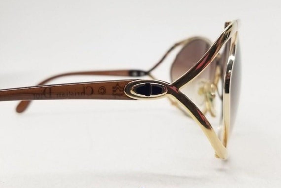 Vintage Christian Dior Butterfly Sunglasses + Cas… - image 3