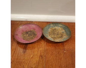 Antique Saucer Plate Set