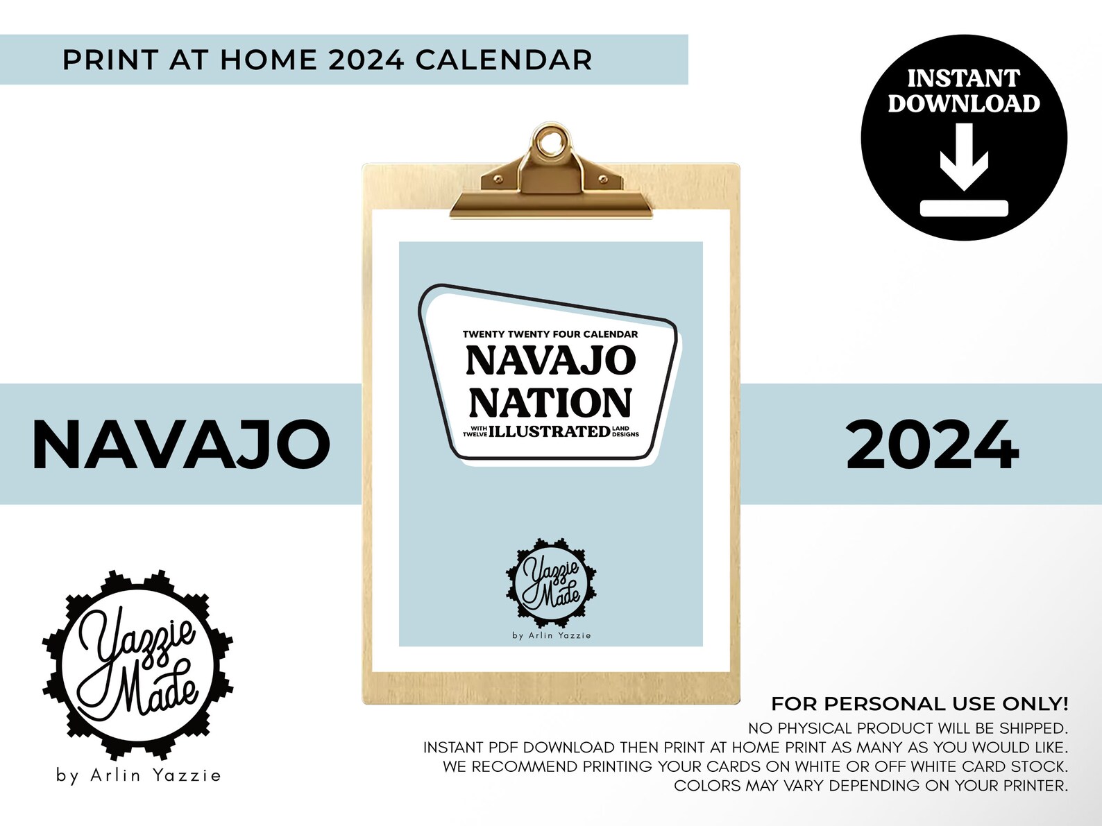 2025 Navajo Printable Calendar Calendar 2025 Calendar Printable Navajo