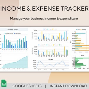 Small Business Bookkeeping Template Google Sheets Bookkeeping Spreadsheet Business Expense Tracker Sales Tracker Income Tracker