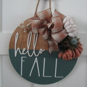 Hello Fall Sign
