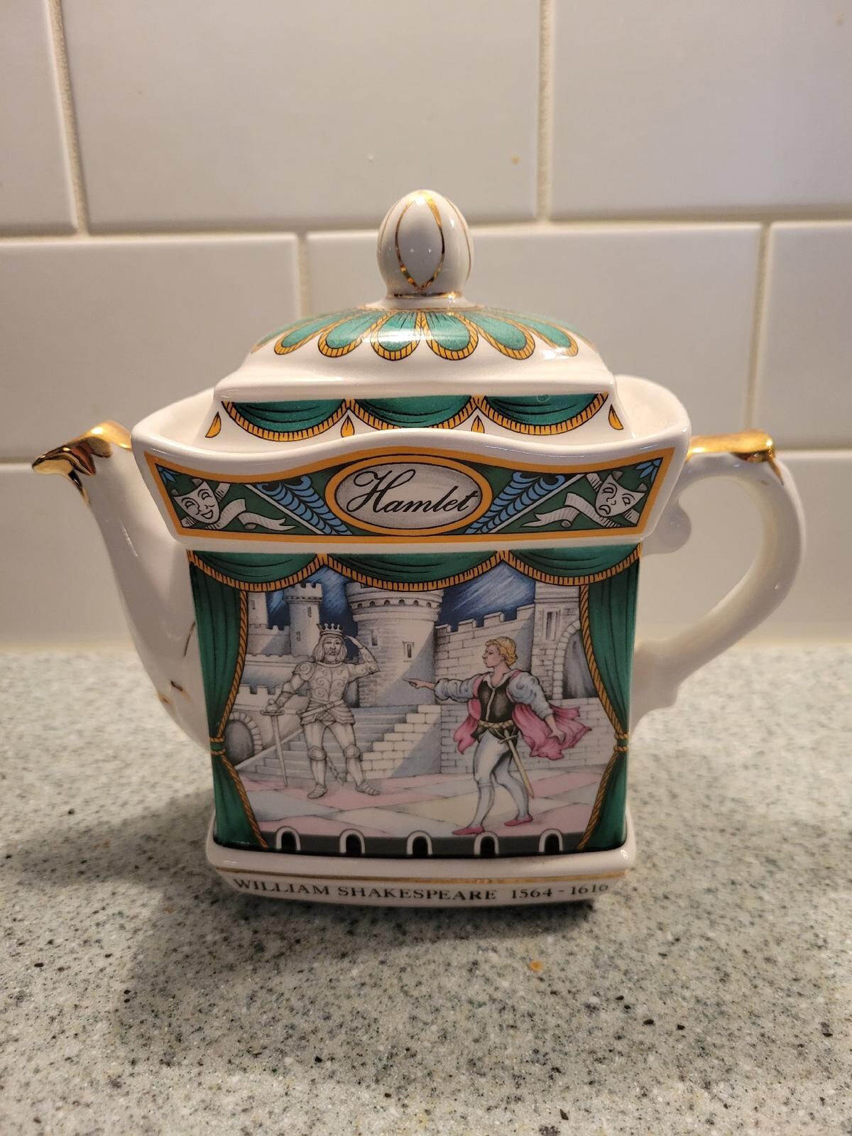 Sadler Teapot William Shakespeare Hamlet Teapot Collectable Etsy
