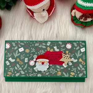 Carte Enveloppe, pochette cadeau, enveloppe Noël, porte chèque, pochette à  billets, place concert ou spectacle, carte cadeau fait main
