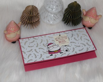 Porte-cadeaux De Noël Pliable à 7 Compartiments | Avec Pompon | Pour Chèques, Cartes, Bijoux | Idée Cadeau Festive Garçons Filles Adultes