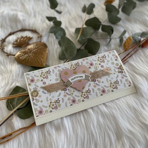 Carte Enveloppe Mariage Fiançailles idéale pour offrir de l'argent