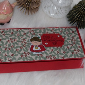 Carte Enveloppe, pochette cadeau, enveloppe Noël, porte chèque, pochette à  billets, place concert ou spectacle, carte cadeau fait main