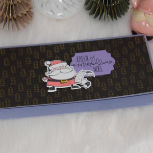 Carte Enveloppe, pochette cadeau, enveloppe Noël, porte chèque, pochette à  billets, place concert ou spectacle, carte cadeau fait main