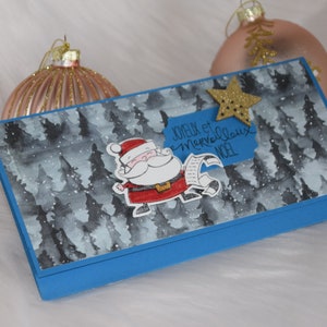 Carte Enveloppe, pochette cadeau, enveloppe Noël, porte chèque, pochette à  billets, place concert ou spectacle, carte cadeau fait main