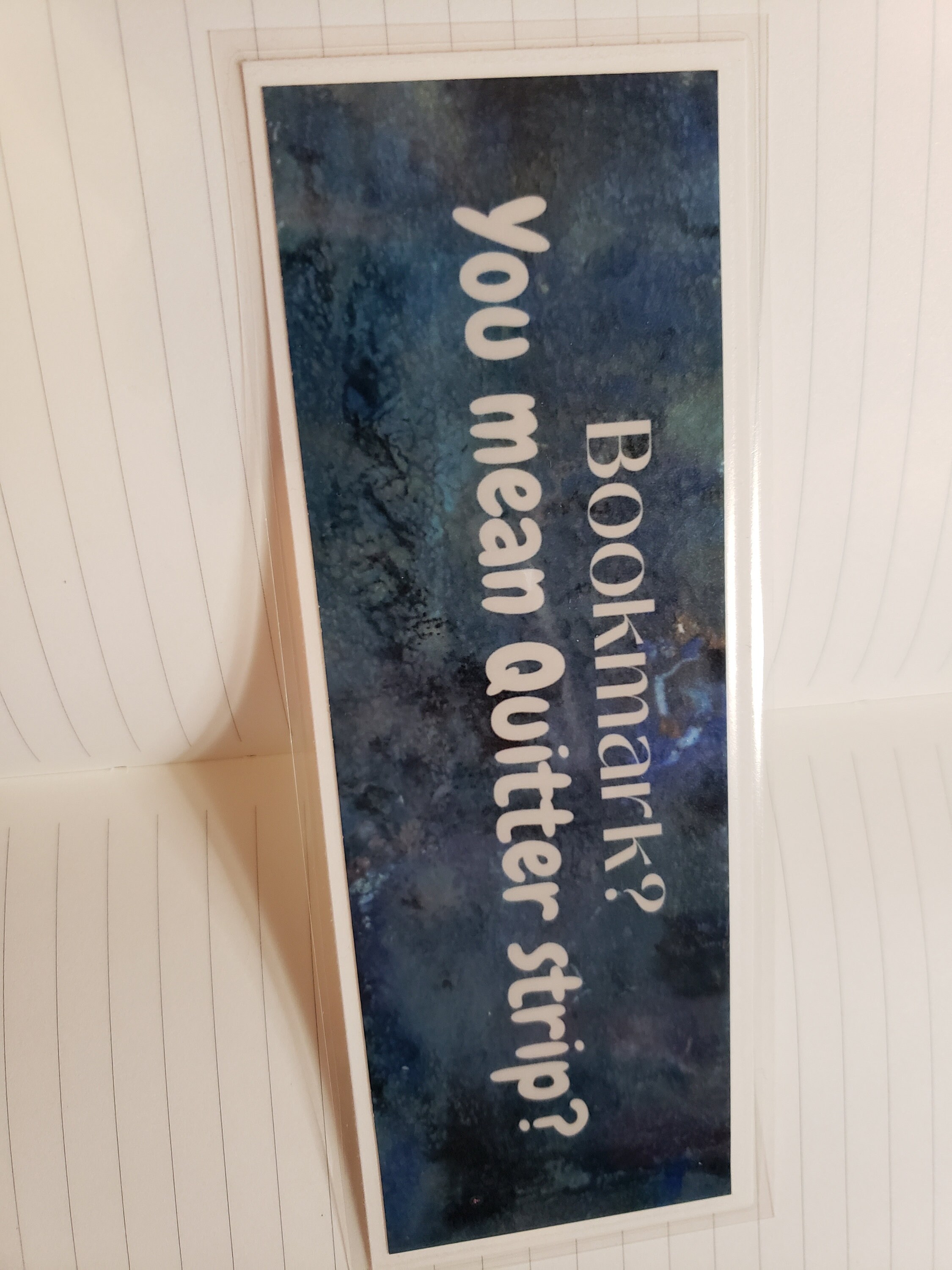 Bookmarkbookmark You Mean Quitter Strip Etsy