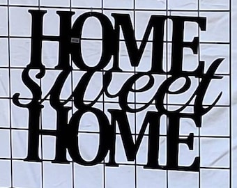 Home Sweet Home Metal Sign