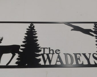Deer And Eagle Monogram
