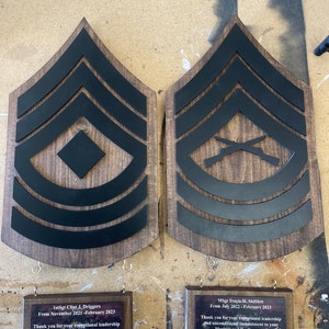 Military Rank Wall Display - Etsy