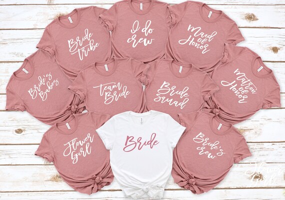 Bride Squad Shirts Bachelorette Party 