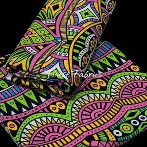 Ankara Fabric African Print Fabric Ankara Fabric By The Yard Cotton Fabric For Quilting Fabric Arts And Craft Supplies Ankara Tribal Fabric