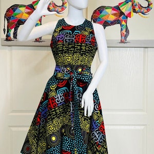 African Print Dress For Women African Dress Christmas Dress Ankara Patchwork Dress African Ankara Party Dress Ankara Wax Dress - KOSHIE