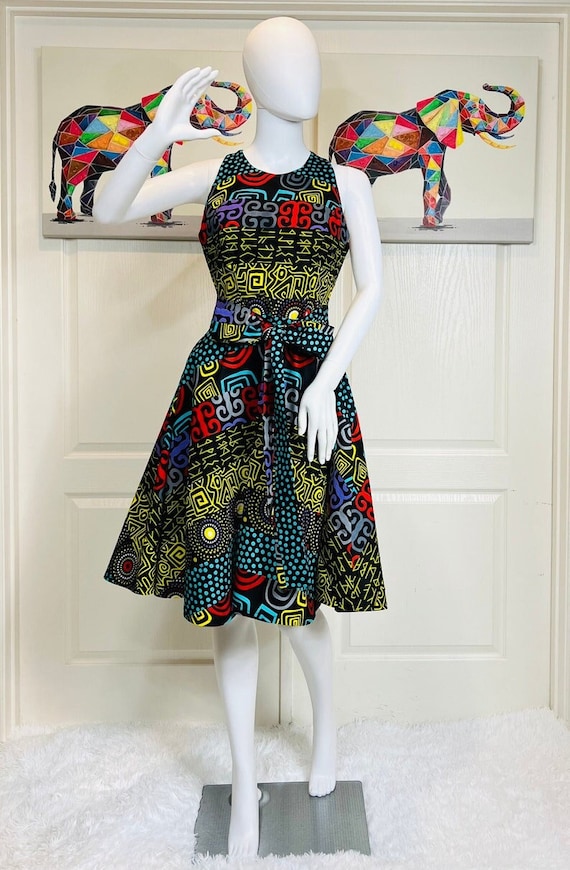 Robe imprimée africaine pour femme Robe africaine Robe de Noël