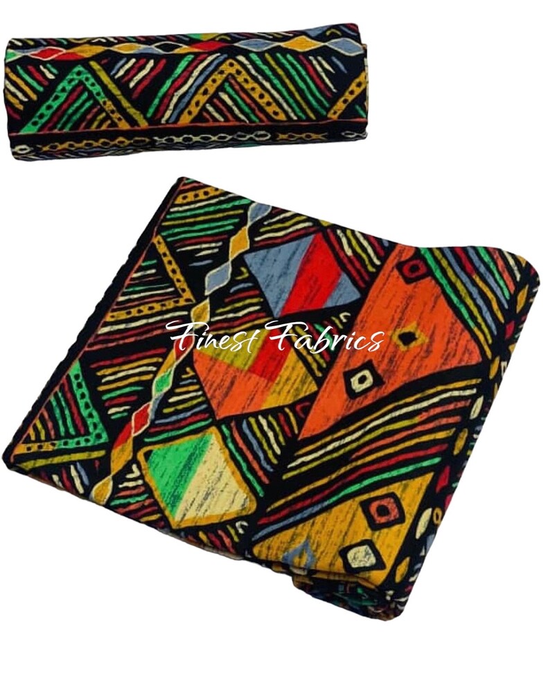 Ankara Fabric African Print Fabric African Fabric By The Yard 100% Cotton Fabric Quilting Fabric Craft Supplies Ankara Print Wax Fabric image 3