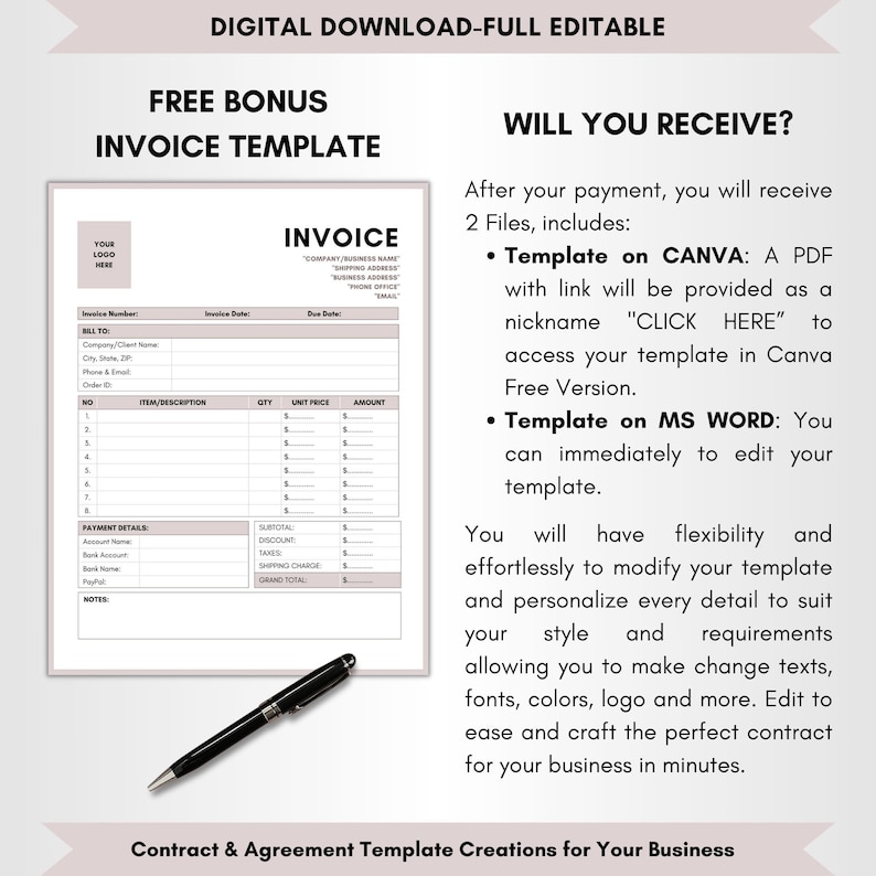 General Liability Waiver Template: Editable DIY Form (canva MS Word General Liability Waiver Template: Editable DIY Form (canva MS Word