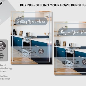 Buying Selling Your Home Bundle, Real Estate Guide Bundle, Buyer Seller Packet, Real Estate Marketing Templates, Real Estate Templates