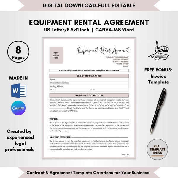 Customizable Rental Etsy