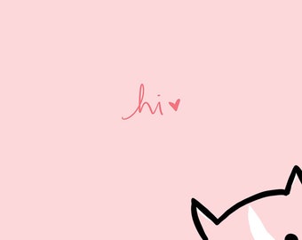 Hi Cat Sticker