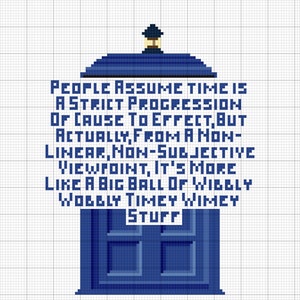 Doctor Who Cross Stitch Pattern