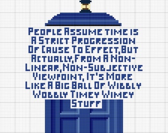Doctor Who Cross Stitch Pattern