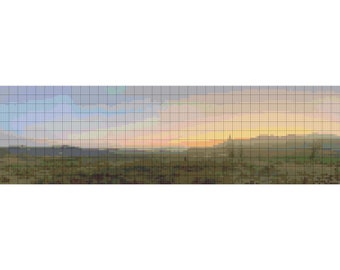 Slough Creek, Yellowstone Cross Stitch Pattern