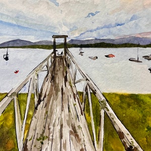 Acadia Dock Print