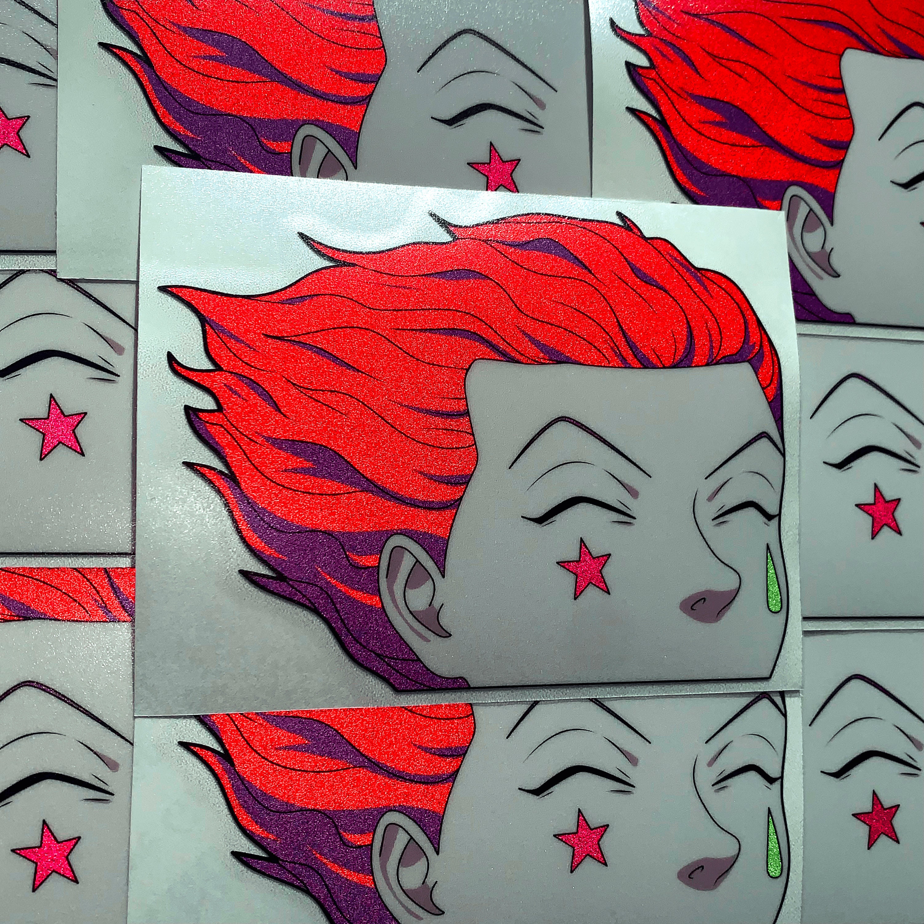 Hisoka Car Sticker - Etsy