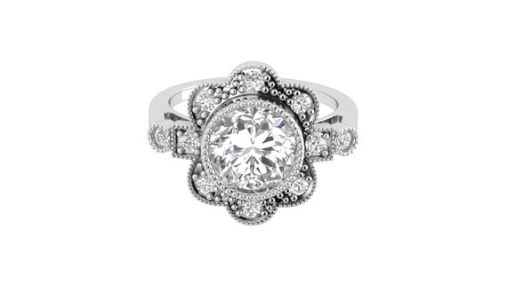 HOWARD Line Blair Diamond Oval Engagement Ring | Howard Fine Jewellers