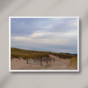 Sand Dune Print| Digital Art Print| Michigan Photography| Ludington State Park