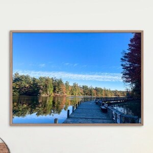 River Landscape Print| Digital Art Print| Michigan Photography