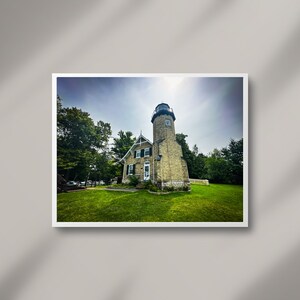 White River Light Station| Digital Art Print| Michigan Photography