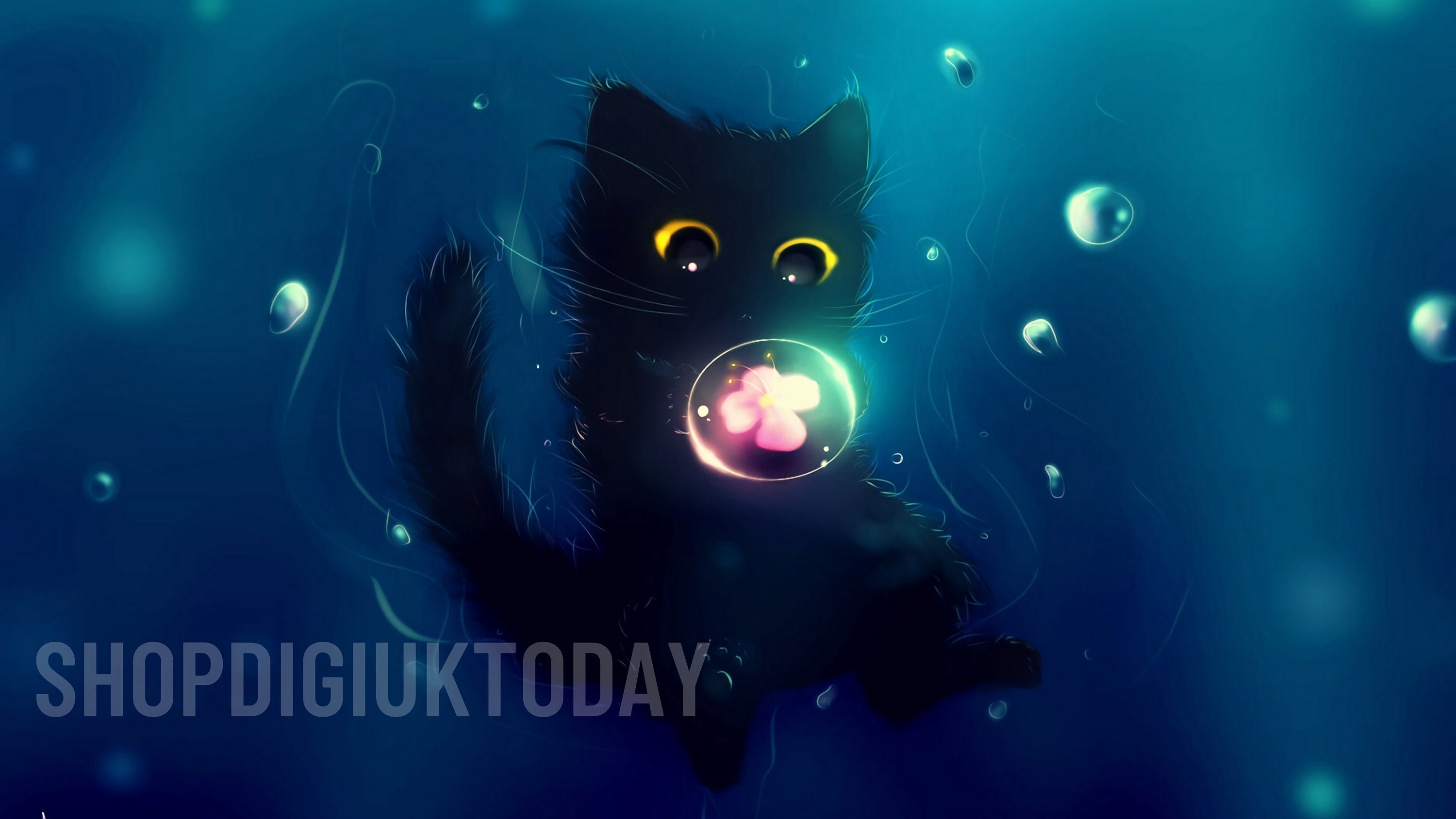 Halloween Cute Cat Wallpaper
