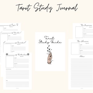 Witchy Planner Journal Bundle Tarot Journal Tarot Study Guide Crystal Journal Moon Journal Dream Journal Herb Directory PDF image 3